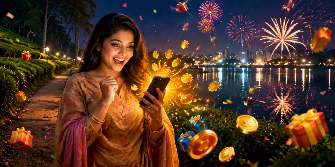 চট্টগ্রামের চা বাগানে মোবাইলে ক্যাসিনো গেম উপভোগ করছেন একজন বাংলাদেশি ব্যবহারকারী