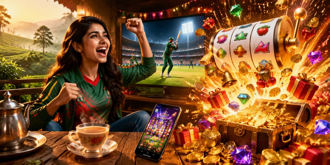 সিলেটের চা বাগানে ক্রিকেট বেটিং পরিবেশ
